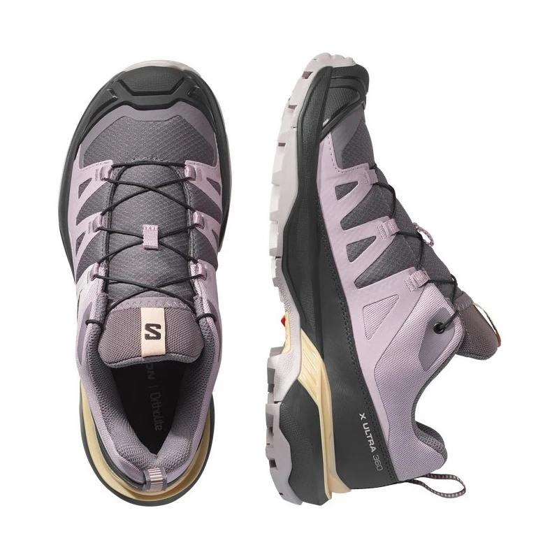Salomon萨洛蒙 X ULTRA 360系列女士深灰色/浅灰色/浅棕色纺织登山鞋 商品
