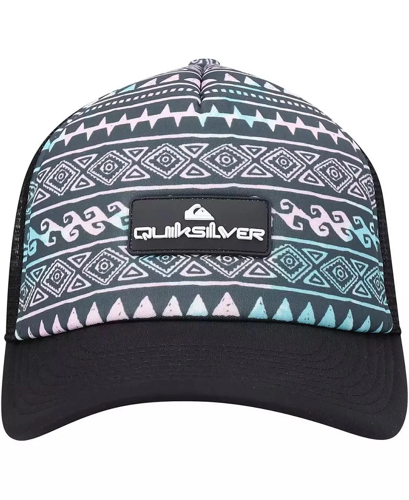 商品Quiksilver|Men's Navy Foam Grillson Trucker Snapback Hat,价格¥186,第2张图片详细描述