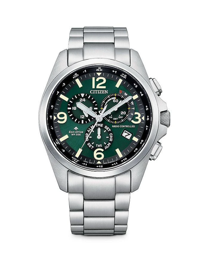商品Citizen|Eco-Drive Promaster Land Chronograph Stainless Steel Watch, 45mm,价格¥4782,第1张图片详细描述