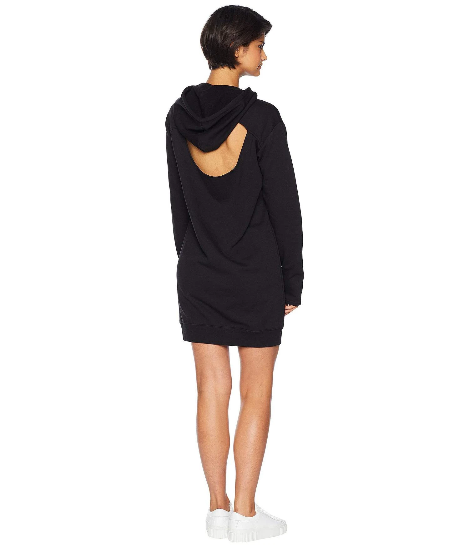 商品Juicy Couture|Juicy 09 Logo Fleece Hooded Dress,价格¥234,第3张图片详细描述