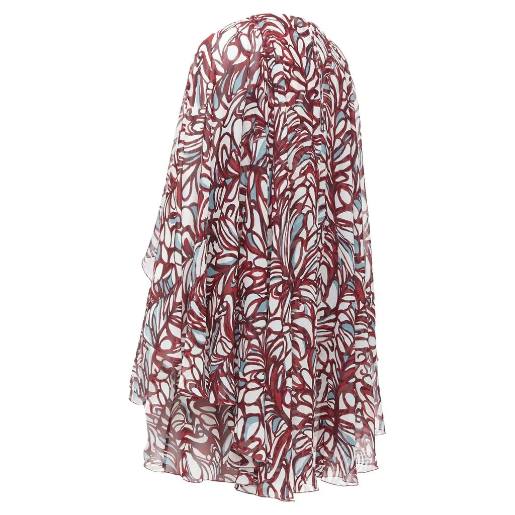 giamba abstract print cape dress 商品