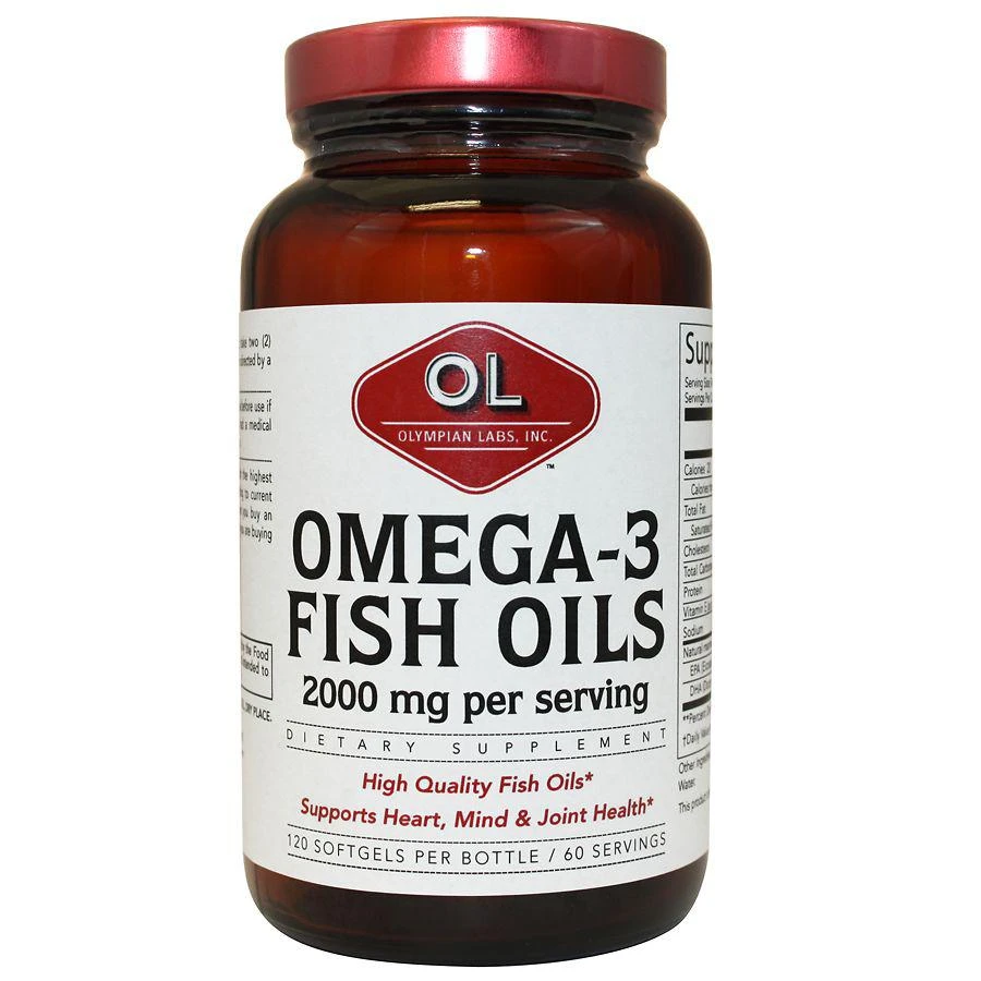 商品Olympian Labs|Omega-3 Fish Oils 2000mg,价格¥163,第1张图片