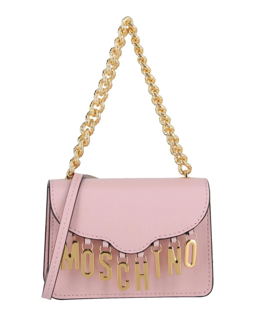 商品Moschino|Logo Charm Mini Shoulder Bag,价格¥4024,第1张图片