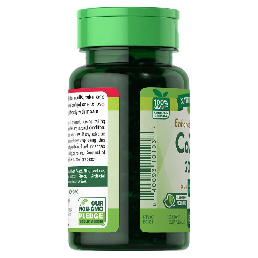 商品Nature's Truth|Enhanced Absorption CoQ-10 200 mg plus Black Pepper Extract,价格¥112,第4张图片详细描述