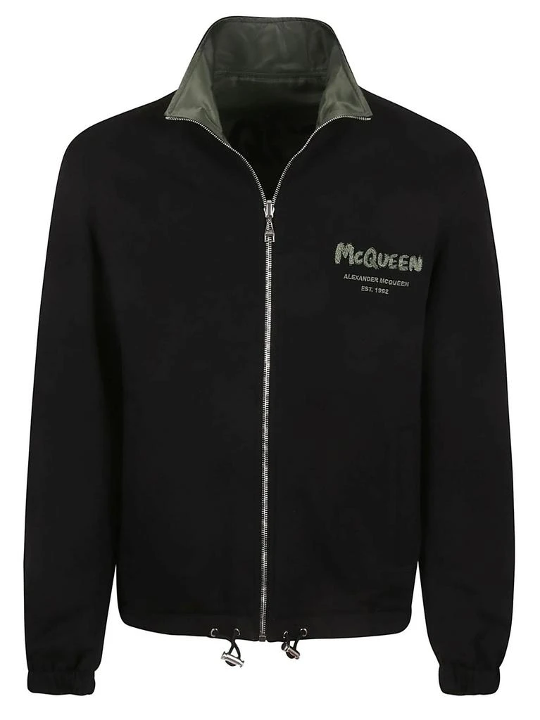 商品Alexander McQueen|Alexander McQueen Hybrid Reversible Bomber Jacket,价格¥4874,第1张图片