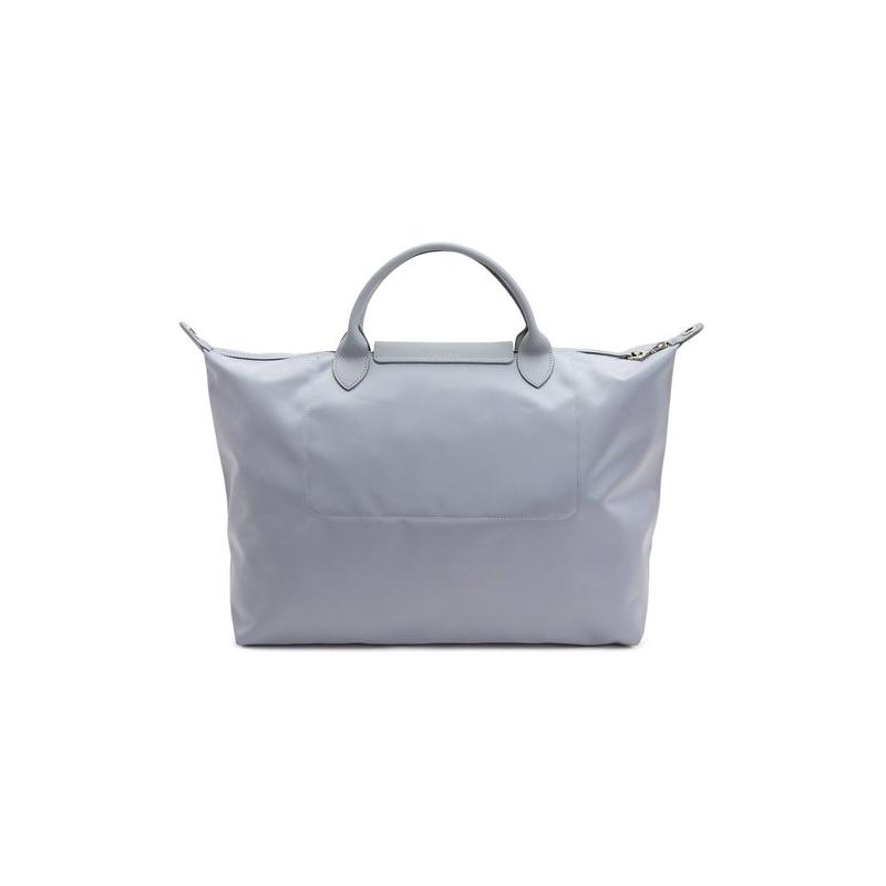 珑骧 LONGCHAMP 奢侈品 女士LE PLIAGE系列大号灰色尼龙单肩斜挎手提饺子包 L1630 598 E75商品第3张图片规格展示