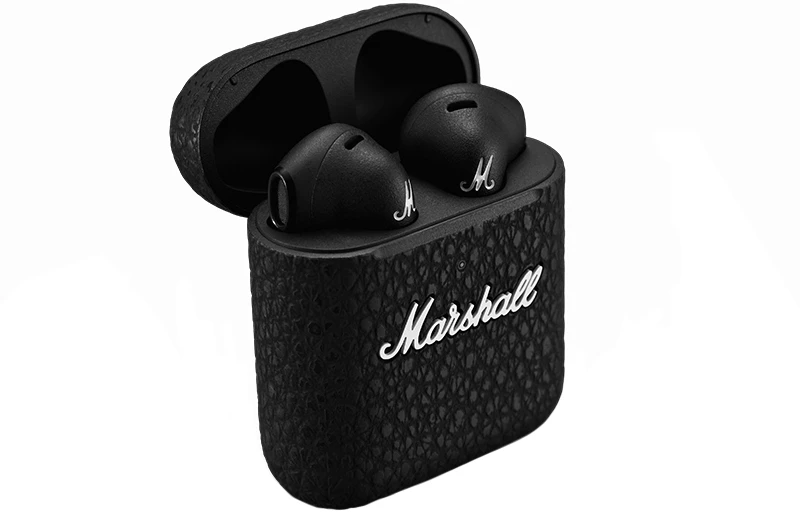商品[国内直发] Marshall|马歇尔 MINOR III 摇滚复古皮革纹理防滑耐磨 半入耳式 蓝牙耳机,价格¥1247,第3张图片详细描述