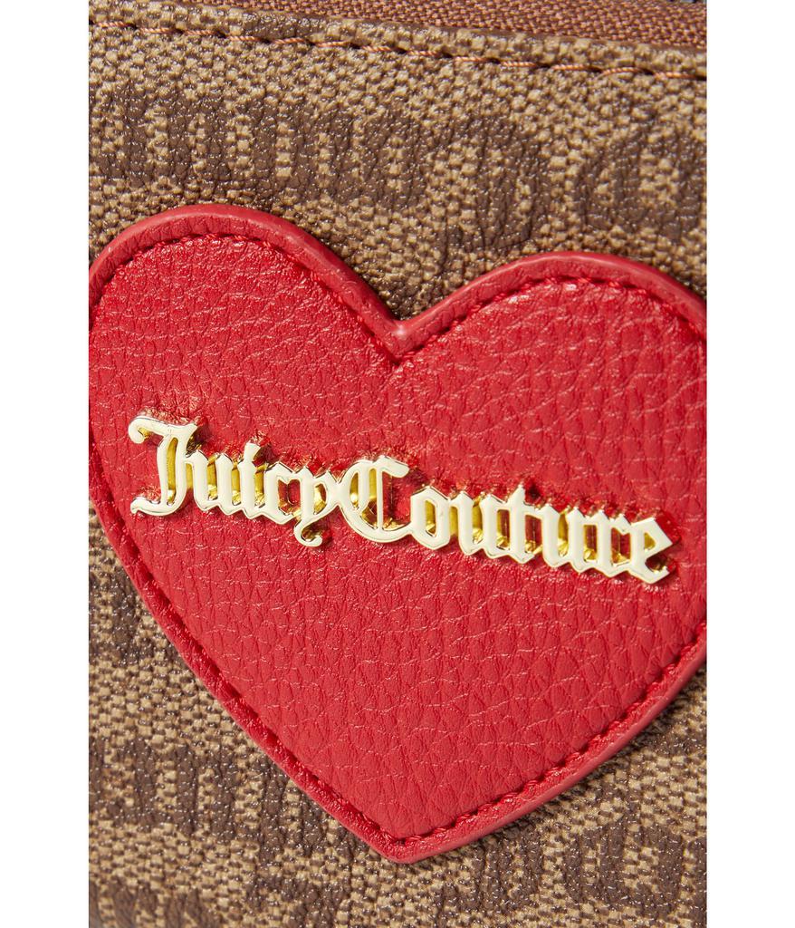 商品Juicy Couture|Valentines Day Carried Away with Love Double Gusset Zip Around,价格¥144,第6张图片详细描述