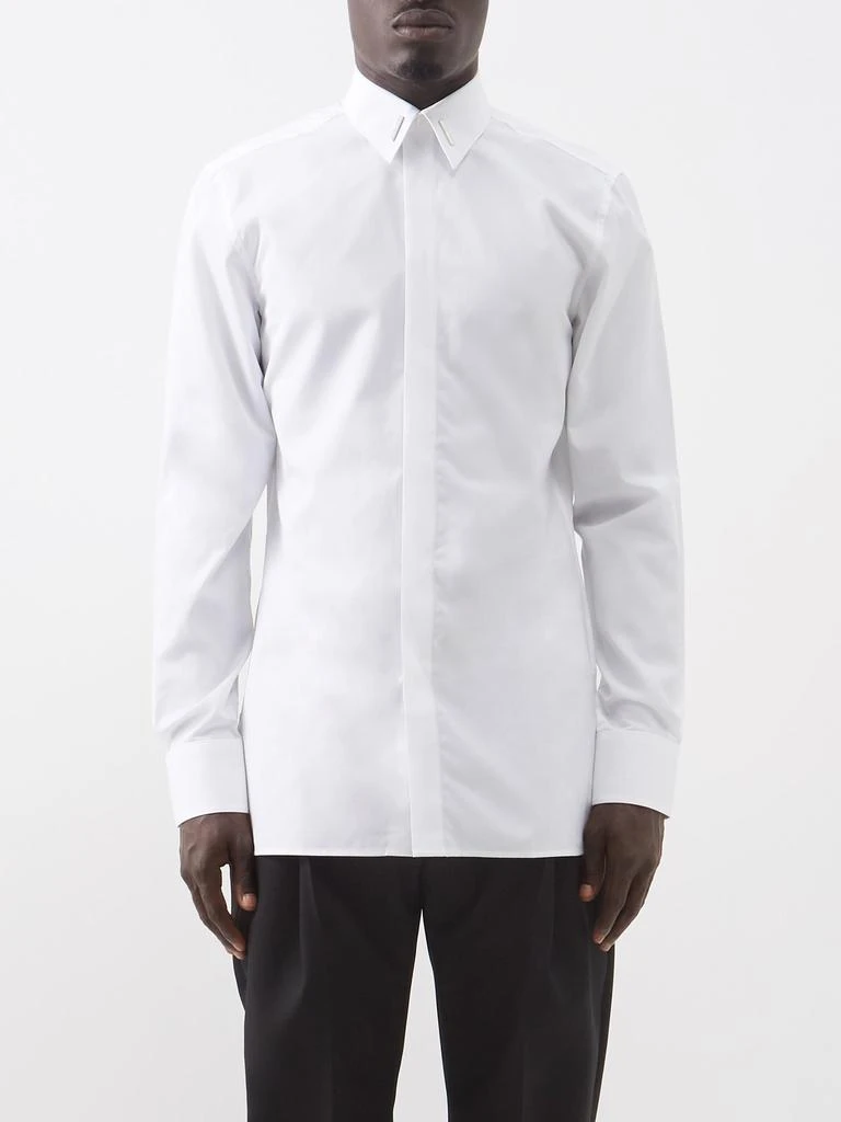 商品Givenchy|Cotton-poplin slim-fit shirt,价格¥2486,第1张图片