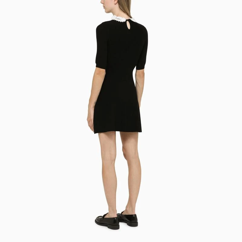 商品RED Valentino|Black knit pencil dress,价格¥2159,第3张图片详细描述