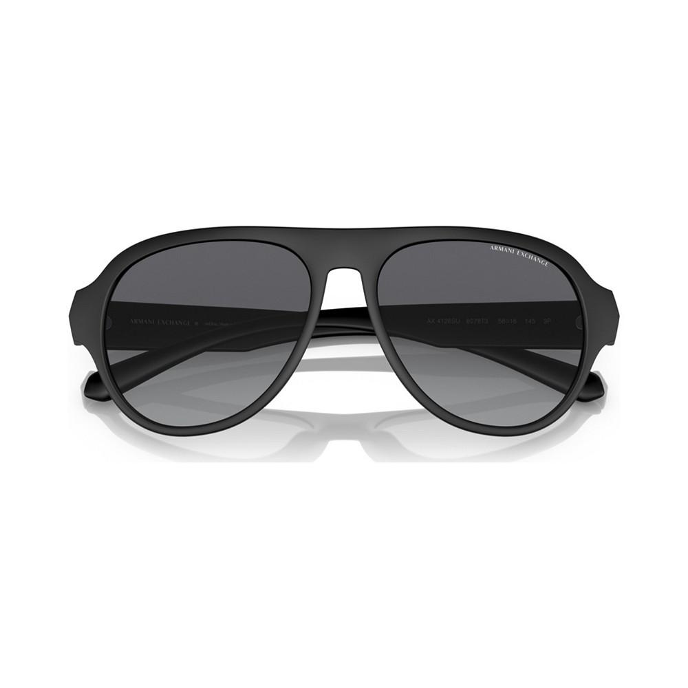 Men's Polarized Sunglasses, AX4126SU58-YP商品第5张图片规格展示