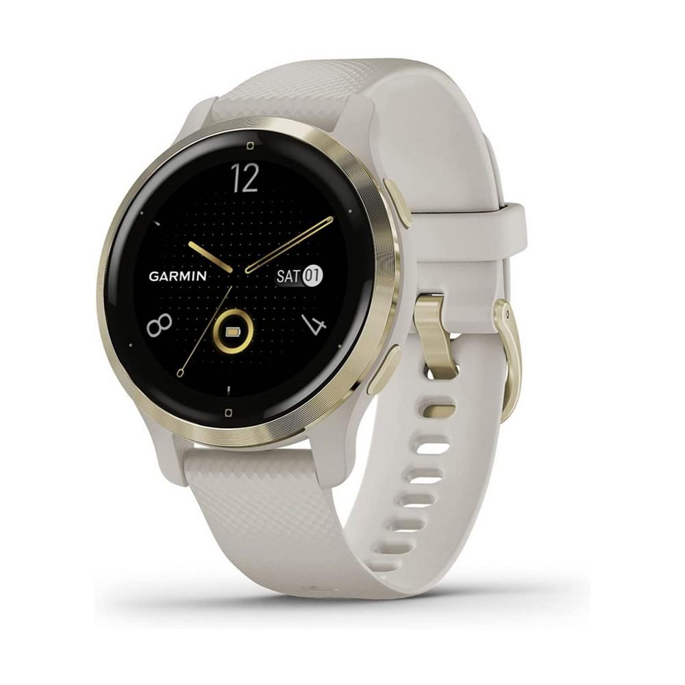 Unisex Venu 2S Light Sand Silicone Band Smart Watch 40mm商品第2张图片规格展示