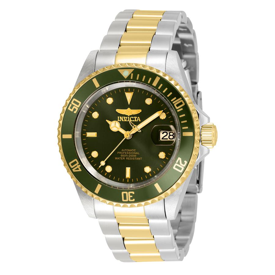 Invicta Pro Diver Automatic Green Dial Mens Watch 35702商品第1张图片规格展示