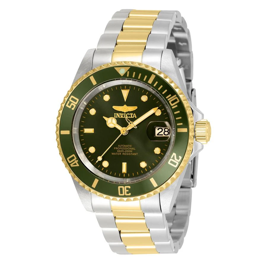 商品Invicta|Invicta Pro Diver Automatic Green Dial Mens Watch 35702,价格¥676,第1张图片