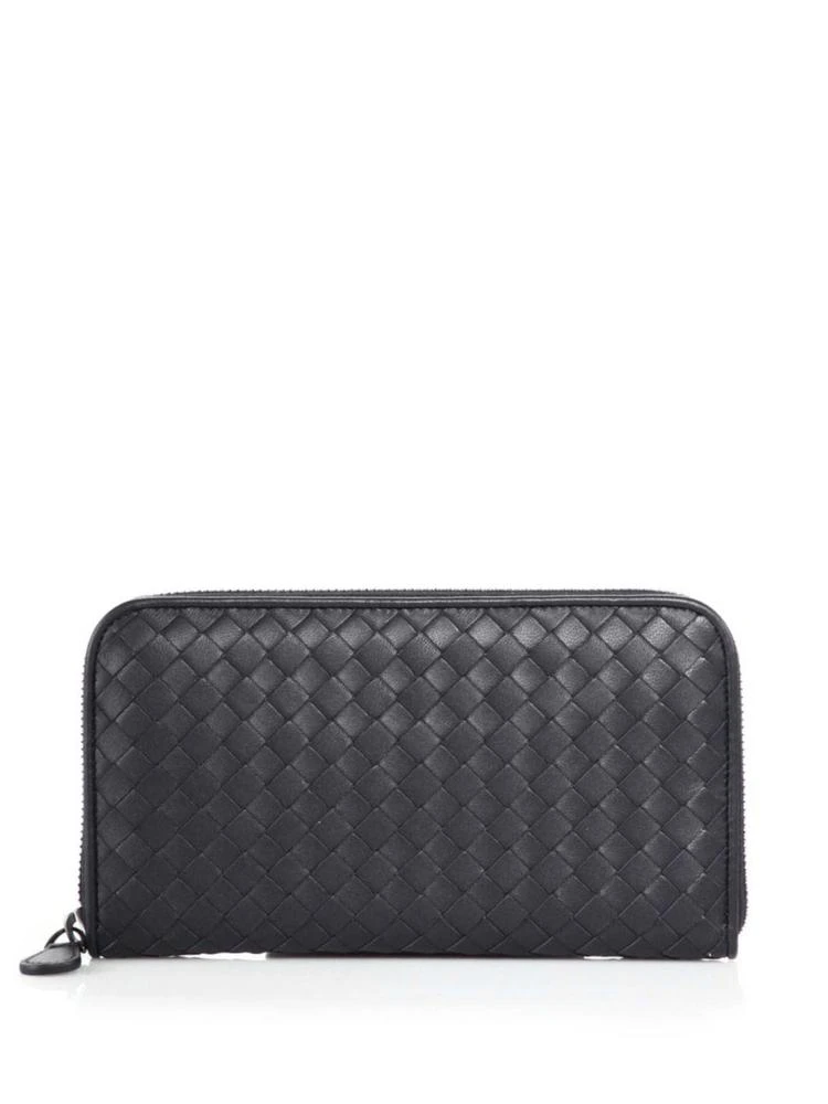 商品Bottega Veneta|Intrecciato Zip Continental Leather Wallet,价格¥5697,第1张图片