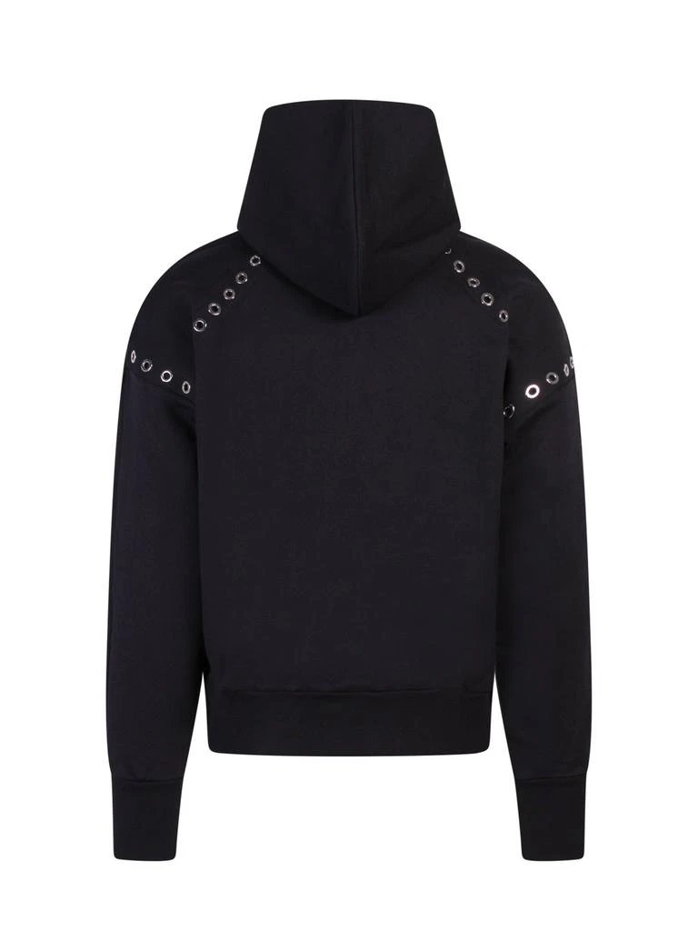 商品Alexander McQueen|Alexander McQueen Eyelets Detailed Hoodie,价格¥7648,第2张图片详细描述