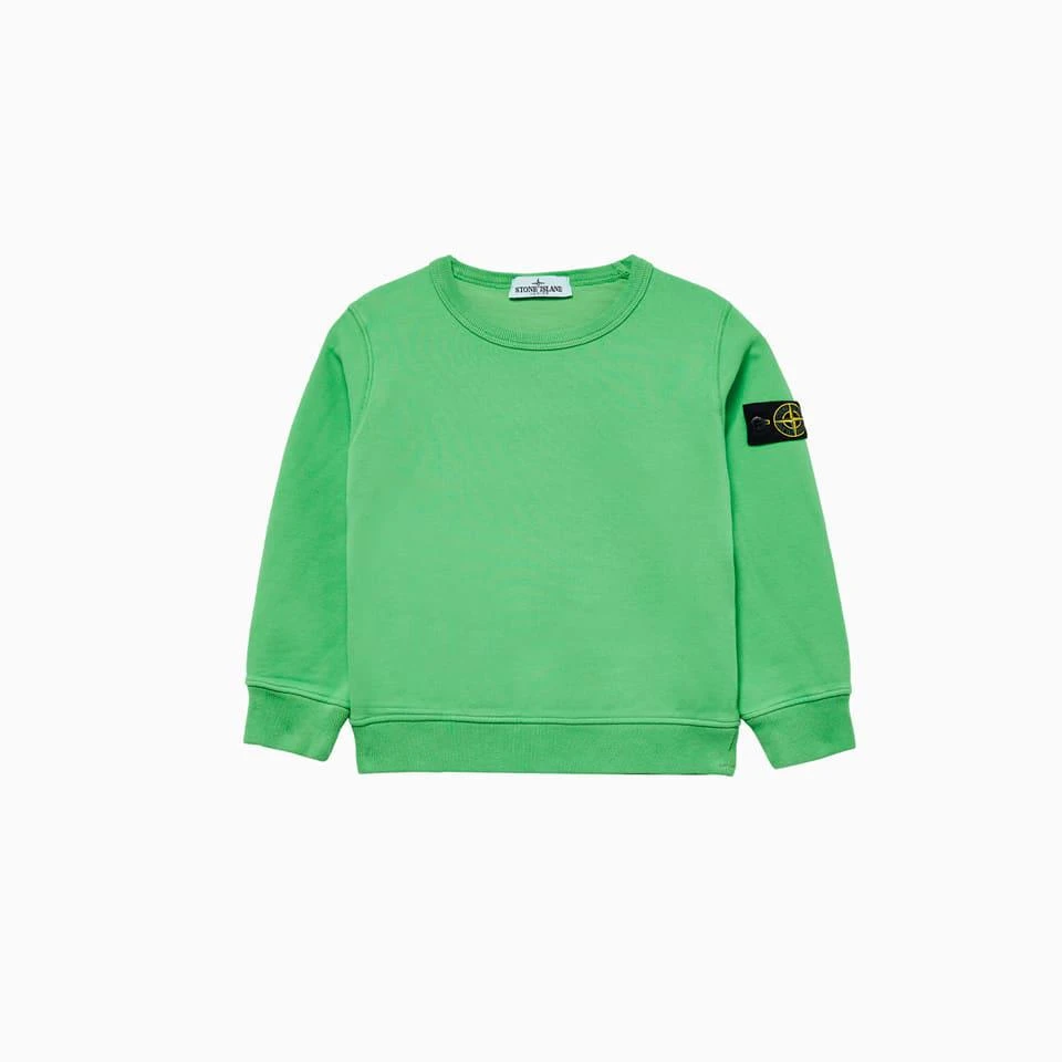 商品Stone Island Junior|Stone Island Junior Stone Island Crewneck Sweatshirt 771661340,价格¥844,第1张图片