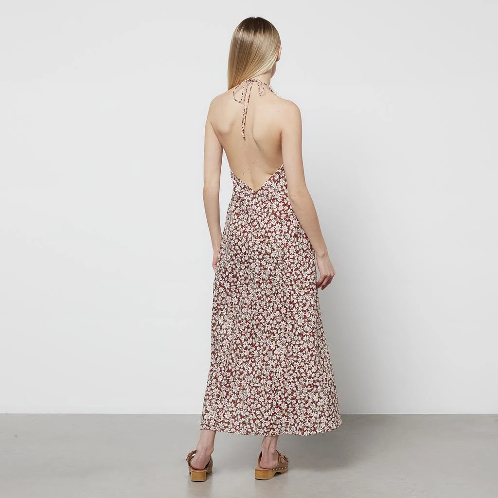 商品Rixo|RIXO Women's Sabrina Midi Dress - Chocolate Daisy Chain,价格¥532,第2张图片详细描述