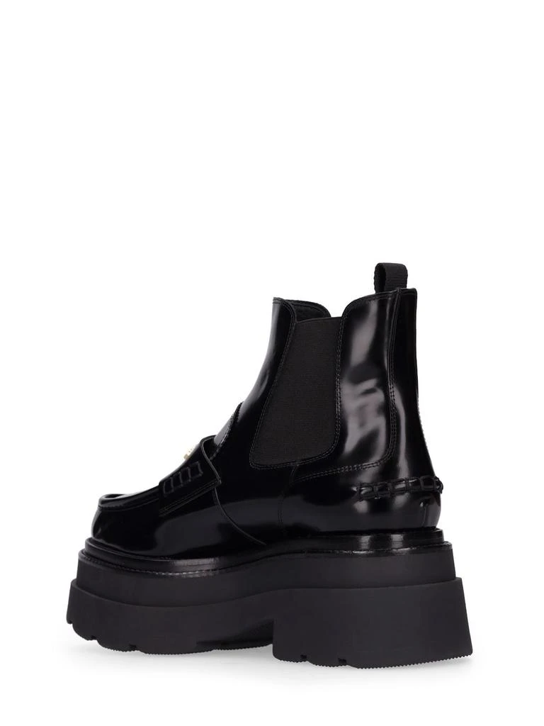 商品Alexander Wang|75mm Carter Platform Leather Ankle Boots,价格¥6034,第3张图片详细描述