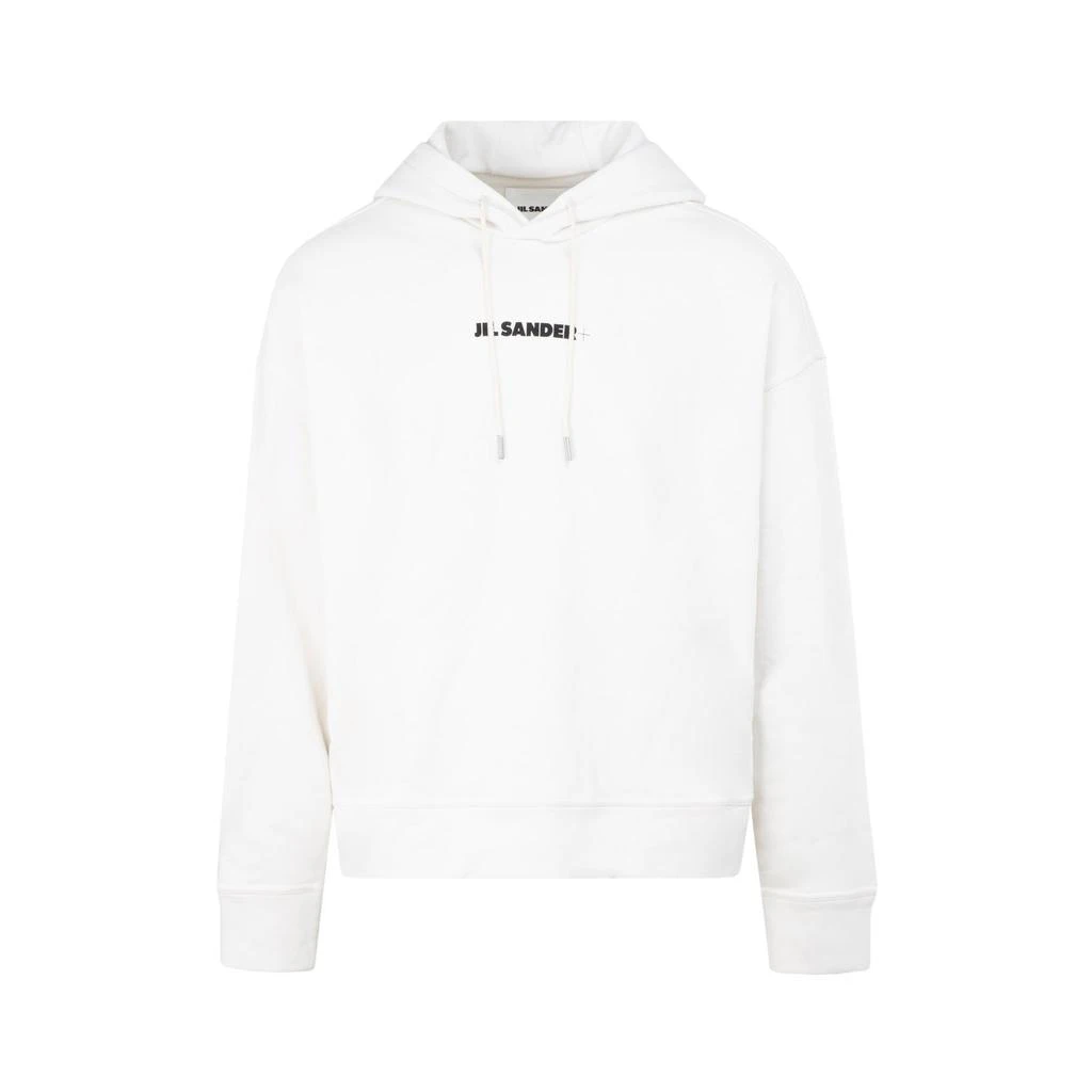 商品Jil Sander|Jil Sander+ Logo Printed Drawstring Hoodie,价格¥2713,第1张图片