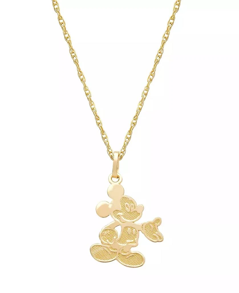 商品Disney|Children's Mickey Mouse 15" Pendant Necklace in 14k Gold,价格¥3816,第3张图片详细描述