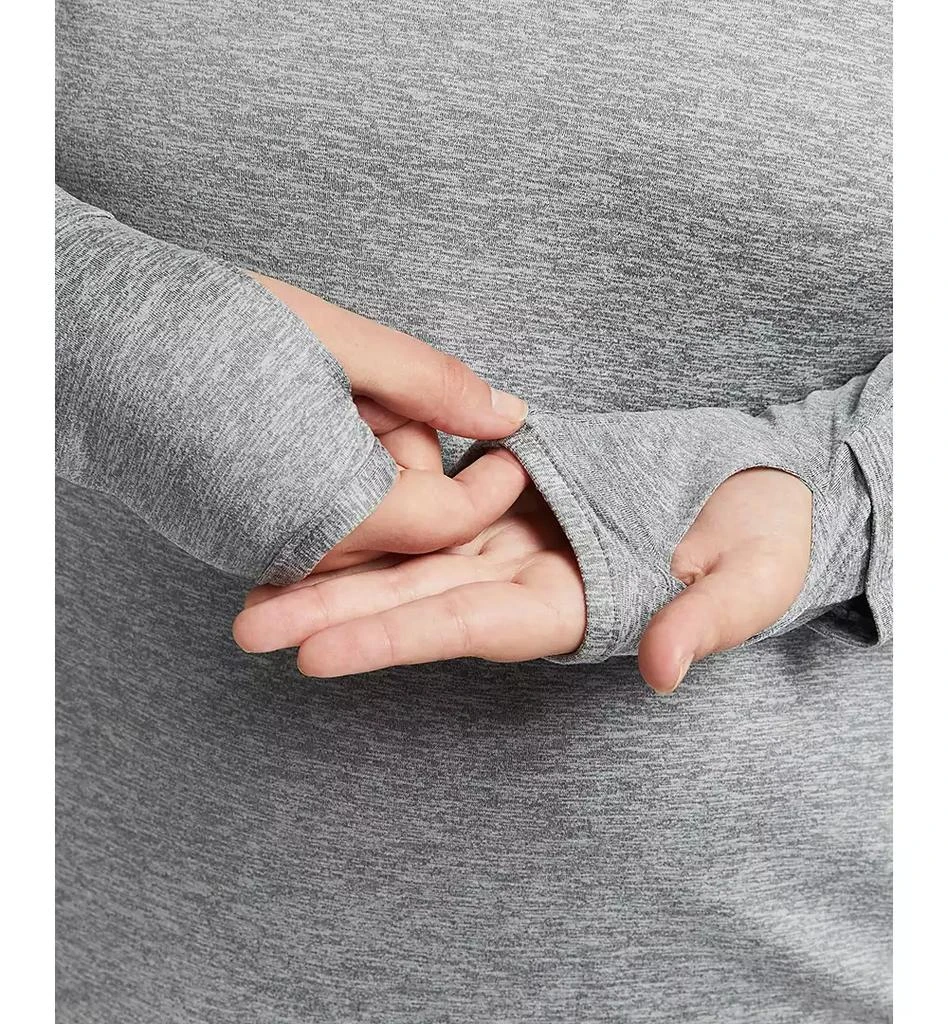 商品NIKE|Plus Size Active Dri-FIT Swift-Element UV 1/4-Zip Running Top,价格¥314,第3张图片详细描述