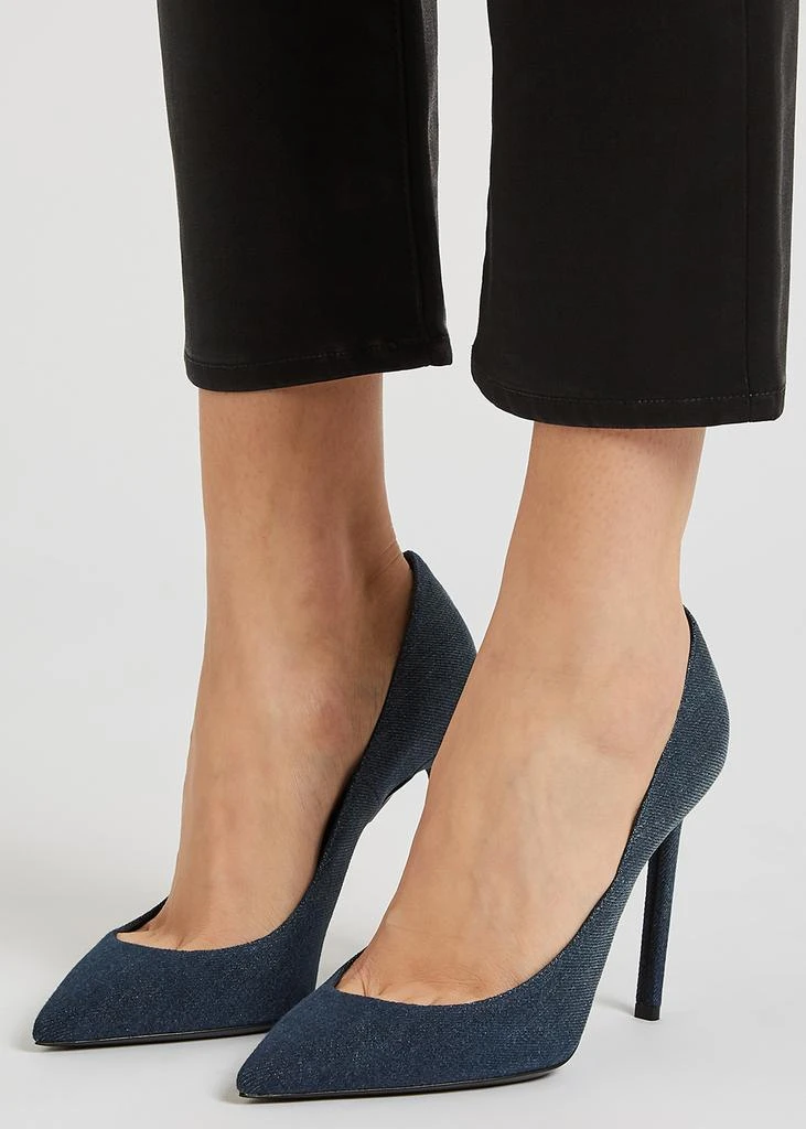 商品Yves Saint Laurent|Anja 100 blue denim pumps,价格¥5380,第5张图片详细描述