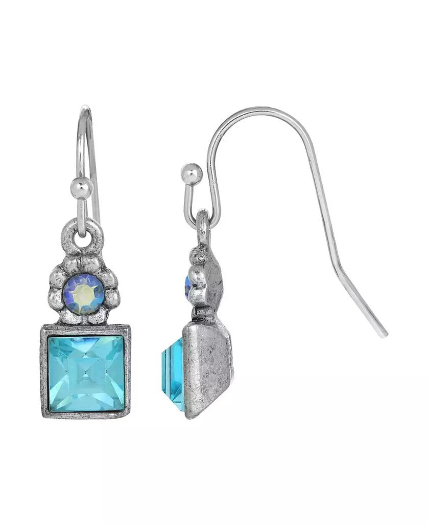 商品2028|Aquamarine Wire Earrings,价格¥179,第1张图片