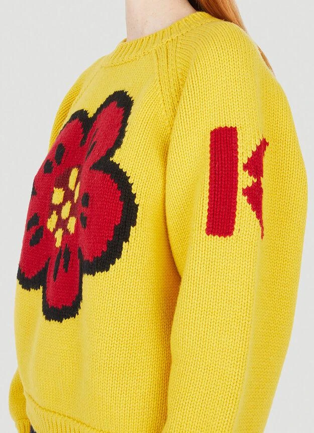 商品Kenzo|Graphic Comfort Sweater in Yellow,价格¥3477,第5张图片详细描述