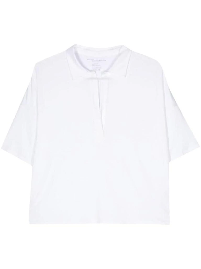 商品MAJESTIC FILATURES|Majestic Filatures Topwear in White,价格¥581,第1张图片