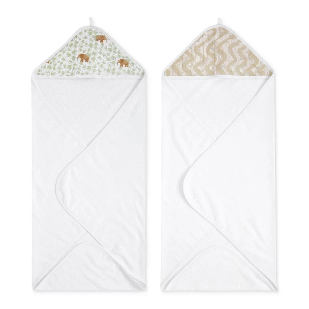 商品aden + anais|Baby Boys or Baby Girls Hooded Towels, Pack of 2,价格¥243,第1张图片