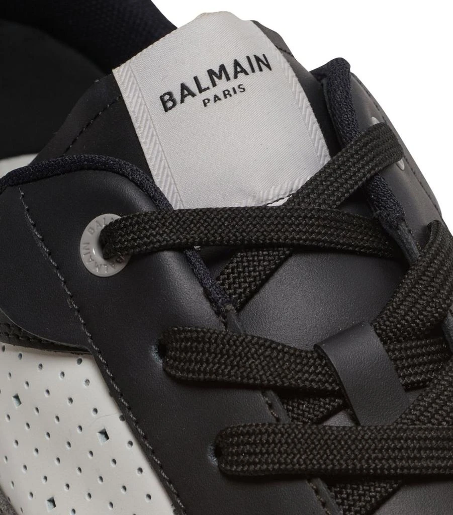 商品Balmain|Leather B-Court Flip Sneakers,价格¥5504,第5张图片详细描述