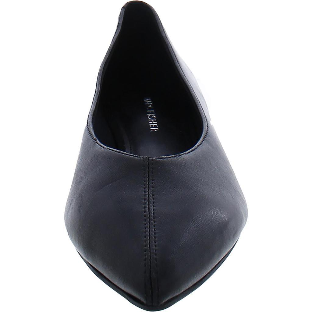 商品Marc Fisher|Marc Fisher Womens Altair Leather Pointed Toe Flats Shoes,价格¥293,第4张图片详细描述