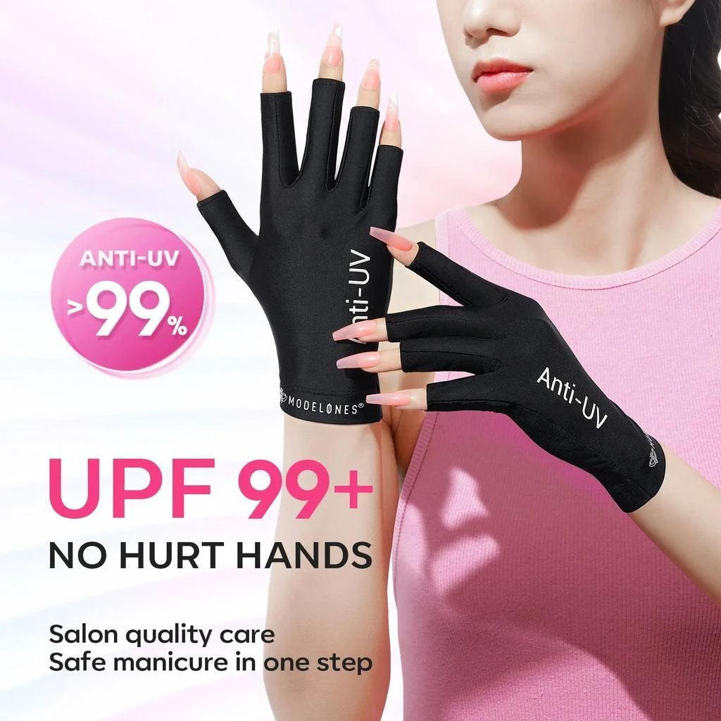 商品[国内直发] MODELONES|Anti-UV light Glove With 48W Nail Lamp For Nails Salon Professional UPF 99+ US Standard,价格¥115,第3张图片详细描述