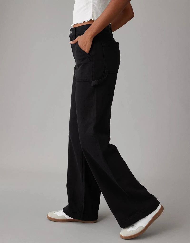 商品AE|AE Dreamy Drape Woven Super High-Waisted Baggy Wide-Leg Pant,价格¥192,第5张图片详细描述