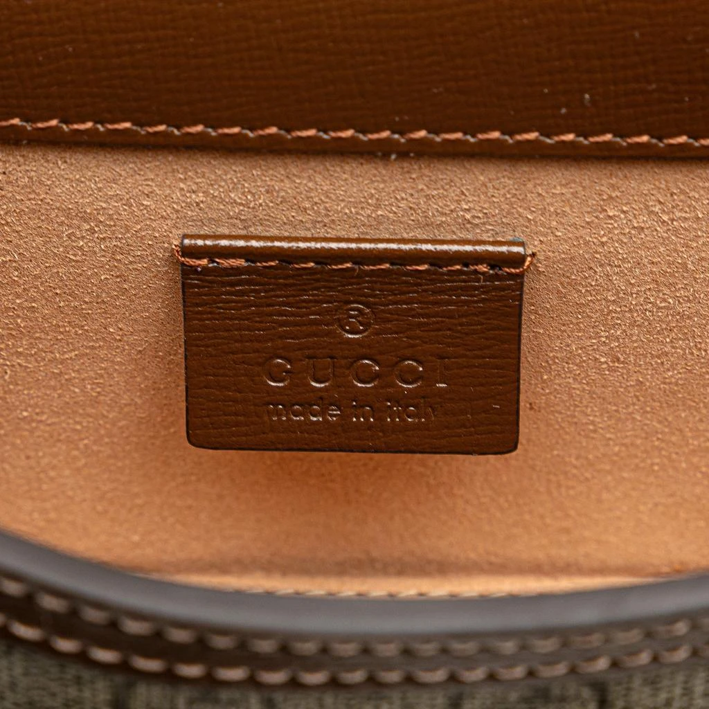 Gucci Brown GG Supreme Canvas Mini Horsebit 1955 Crossbody Bag 商品
