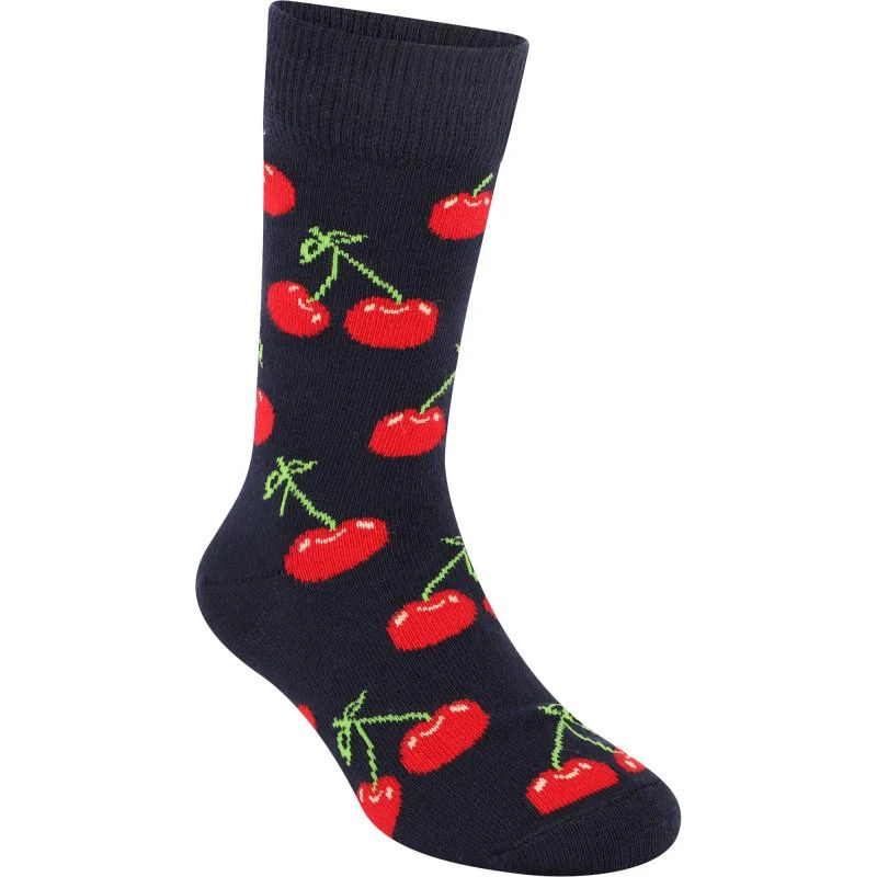 商品Happy Socks|Cherry cotton logo socks in navy and red,价格¥76,第2张图片详细描述