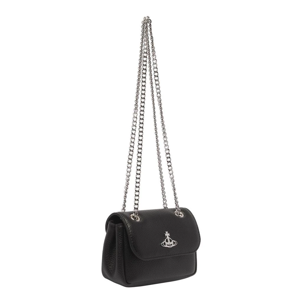 商品Vivienne Westwood|Vivienne Westwood Orb-Plaque Foldover Top Mini Bag,价格¥1269,第3张图片详细描述