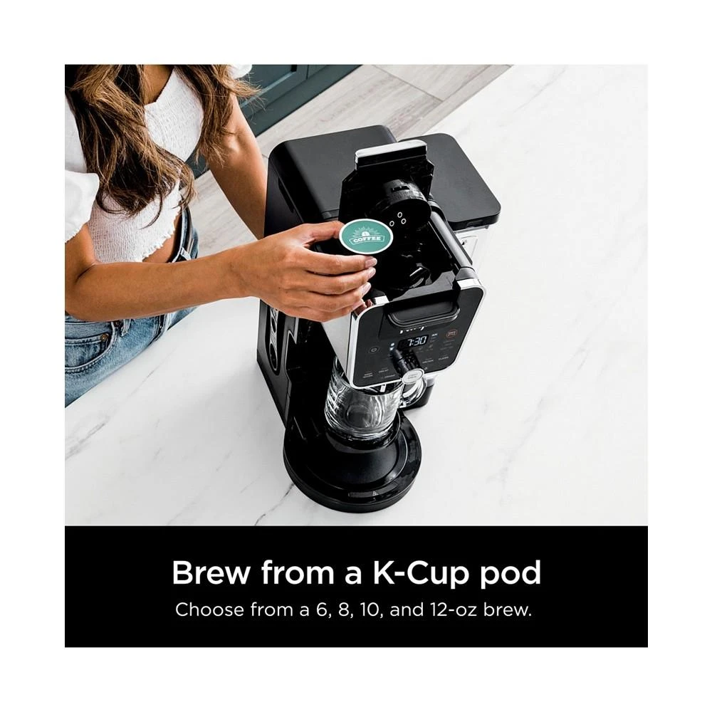 商品Ninja|CFP201 DualBrew Coffee Maker, Single-Serve, Compatible with K-Cup Pods, and Drip Coffee Maker,价格¥1500,第2张图片详细描述