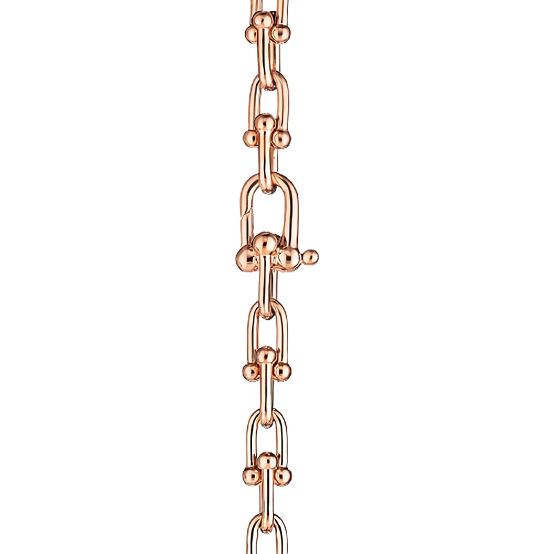   Tiffany & Co./蒂芙尼  Tiffany HardWear 系列18K金 玫瑰金 缠绕式手链 GRP10706 商品
