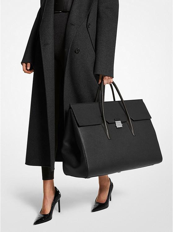 商品Michael Kors|Campbell Extra-Large Pebbled Leather Weekender Bag,价格¥22212,第6张图片详细描述