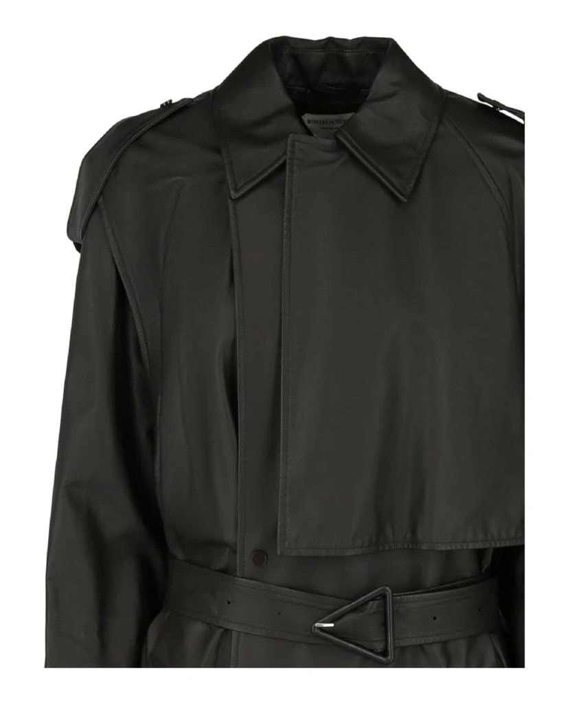 商品Bottega Veneta|Leather Trench Coat,价格¥14683,第3张图片详细描述