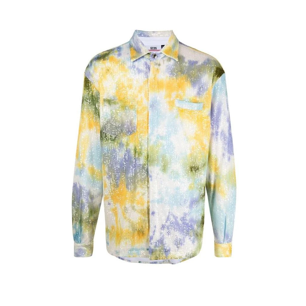 商品GCDS|Gcds Sequined Tie Dye Shirt,价格¥2412,第1张图片