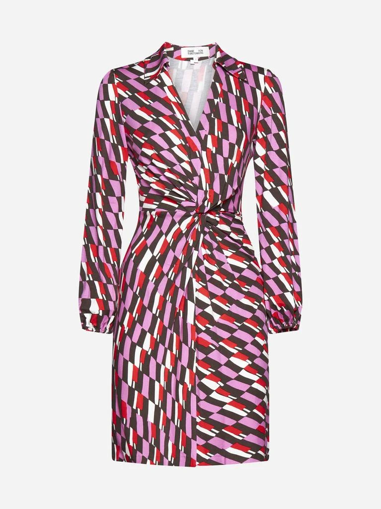 商品Diane von Furstenberg|Chuck print viscose dress,价格¥1439,第1张图片