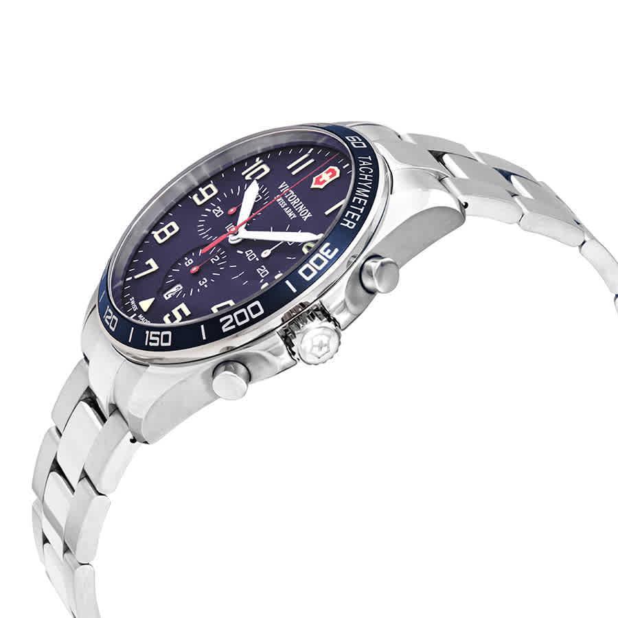 商品Victorinox|Victorinox Fieldforce Chronograph Quartz Blue Dial Mens Watch 241857,价格¥2196,第4张图片详细描述