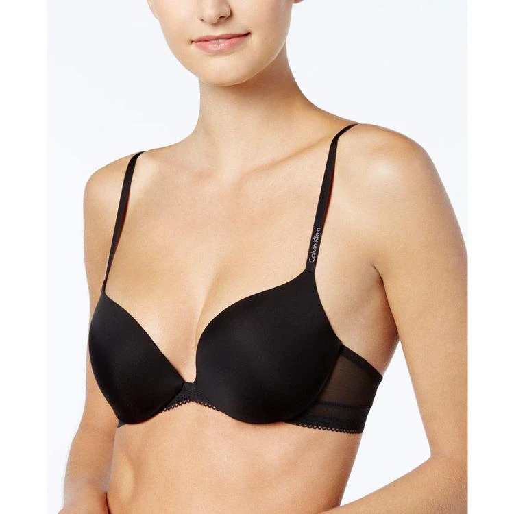 商品Calvin Klein|Icon Plunge Push Up Bra F3647,价格¥196,第1张图片