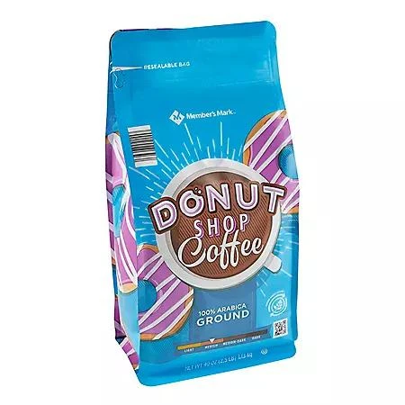 商品Member's Mark|Member's Mark Donut Shop Medium Roast Ground Coffee, 40 oz.,价格¥89,第2张图片详细描述