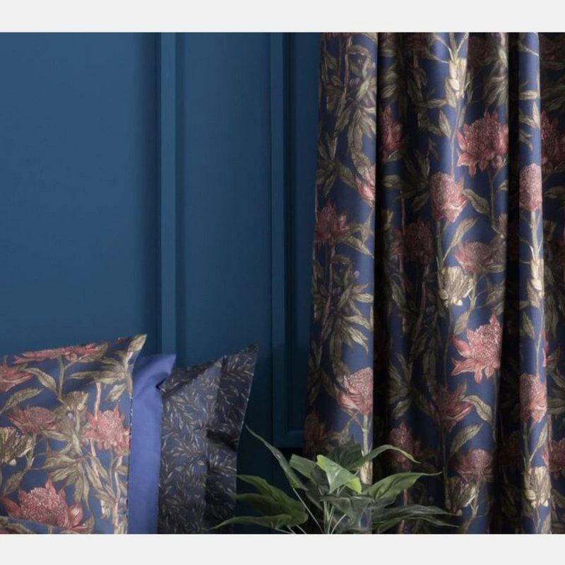 商品Belledorm|Wild Garden Lined Curtains Pack Of 2 54CM X 66CM,价格¥385,第2张图片详细描述