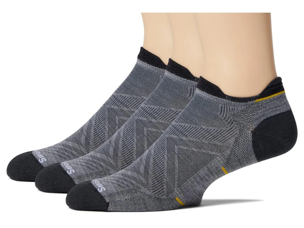 商品SmartWool|Run Zero Cushion Low Ankle Socks 3-Pack,价格¥369,第1张图片详细描述