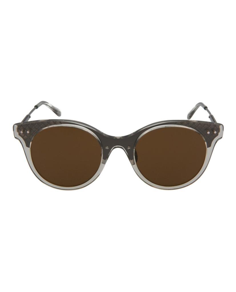 商品Bottega Veneta|Round-Frame Acetate Sunglasses,价格¥815,第1张图片